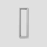 Siedle KR611-4/1-0SM Kombirahmen Silber-Metallic 200016855-02 