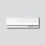 Siedle BE611-3/1-0W Brief-Einwurfklappe Weiß 200017502-01 