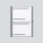 Sonderartikel: Siedle TM611-2,BTM650-2TM Namensschild komplett Titan-Metallic 200029040-00 