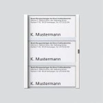 Sonderartikel: Siedle TM612-3,BTM650-03W Namensschild komplett Weiß 200029794-00 