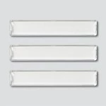 Sonderartikel: Siedle CL02SiedleClassic Namensschild-Oberteil Ruftaste Glasklar 200029966-00 3 Stück 