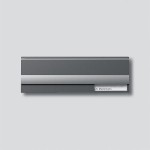 Siedle BE611-3/1-0DG Brief-Einwurfklappe Dunkelgrau-Glimmer 200038865-00 