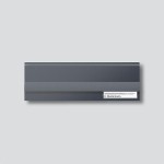 Siedle BE611-3/1-0AG Brief-Einwurfklappe Anthrazitgrau 210005003-00 