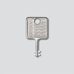 Sonderartikel: Siedle MR51x/524-... Schlüssel für Montagerahmen Edelstahl gebürstet 210007019-00 