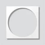 Sonderartikel: Siedle ACM670-...,CMx61x-...,BCMx650-...W Blendrahmen Weiß 210007308-00 