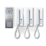 Siedle SETCA812-3E/W Audio-Set Siedle Compact Edelstahl gebürstet 210008740-00 