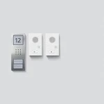 Siedle SETCAB850-2E/W Audio-Set Siedle Basic Edelstahl gebürstet 210008743-00 