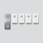 Siedle SETCAB850-4E/W Audio-Set Siedle Basic Edelstahl gebürstet 210008745-00 