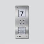 Siedle CAU850-4-0E Audio-Türstation Siedle Compact Unterputz Edelstahl gebürstet 210009119-00 