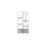 Striebel & John KA4311 Mess- und Wandlerfeld BH3 vorverdrahtet mit Zählerkreuz 2CPX034032R9999 