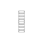 Striebel & John 1V23A Reiheneinbaugeräte-Modul Reihenabstand 125mm 6RE / BH2 1FB 2CPX037634R9999 