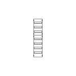 Striebel & John 1V3A Reiheneinbaugeräte-Modul Reihenabstand 125mm 7RE / BH3 1FB 2CPX037639R9999 