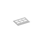 Striebel & John RD16F2 Deckblech mit zwei Flansch- öffnungen pro Feldbreite für Flansch ZW? 2CPX045751R9999 