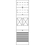 Striebel & John FB16 Zählerfeld ohne Verdrahtung mit BKE-I 6RE 2CPX054033R9999 