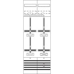Striebel & John DF29C3A Zählerfeld 9RE 3Z1S vorverdrahtet mit Zählerkreuz 2CPX054156R9999 