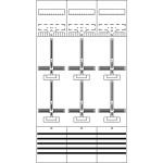 Striebel & John DF39C6 Zählerfeld 9RE 6Z vorverdrahtet mit Zählerkreuz 2CPX054158R9999 