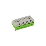 Striebel & John ZK144G PE-Klemmenblock 14x4+4x25mm² Quick-Steckklemme 2CPX062760R9999 