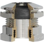 Kaiser 1040.20.40.105 Kabelver. Progress ultraFLAT MsM20x1.5 Kabel Ø 8.0-10.5mm Dichtung TPE schwarz 25 Stück 