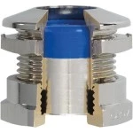 Kaiser 1040.20.96.30.105 Kabelver. Progress ultraFLAT A2 M20x1.5 Kabel Ø 8.0-10.5mm Dichtung FKM blau 