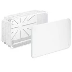 Kaiser 1092-90 Unterputz Verbindungskasten 240 x 142 x 87 mm halogenfrei mit Deckel mit Geräteschrauben 