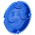 Kaiser 1181-70 Unterputz Signaldeckel für Einbauöffnung Ø 70 mm 25 Stück 