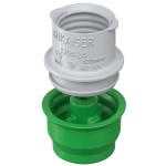 Kaiser 1204-24 Betonbau End- und Übergangstülle für M20 Rohre mit Putzhaut 2-teilig Ø 30 x 32 mm 