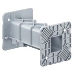 Kaiser 1261-06 Betonbau B² Universal-Aufstockelement für Aufstockhöhe 105 - 170 mm für Klebebefestigung 