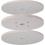 Kaiser 1292-98 Einbaugehäuse Ersatz-Mineralfaserplatte für KompaX® 2 Ø 216 H: 12,5 mm für Plattendecken 