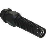 Kaiser 1546.11.07 Kabelverschraubung Syntec Kst. Pg11 Kabel Ø 2.0-7.0mm (UL 7.0-7.0mm) schwarz RAL 9005 mit Knickschutz 50 Stück 