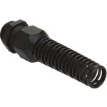 Kaiser 1546.12.06 Kabelverschraubung Syntec Kst. M12x1.5 Kabel Ø 2.5-6.5 mm (UL 5.0-6.5 mm) schwarz RAL 9005 mit Knickschutz 50 Stück 