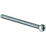 Kaiser 2445-25 Hohlwand Laschenschraube M3 Zylinderkopf Kombi-Antrieb PZ/S Abmessungen Ø 3 x 44,5 x 5,6 mm 100 Stück 