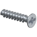 Kaiser 2472-15 Geräteschraube PlusMinus Ø 3,2 x 15 mm gvz Kombi-Antrieb Pozidriv / Schlitz 100 Stück 