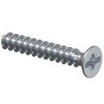 Kaiser 2472-20 Geräteschraube PlusMinus Ø 3,2 x 20 mm gvz Kombi-Antrieb Pozidriv / Schlitz 100 Stück 