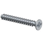 Kaiser 2472-25 Geräteschraube PlusMinus Ø 3,2 x 25 mm gvz Kombi-Antrieb Pozidriv / Schlitz 100 Stück 