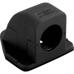Kaiser 5500.40.50 Flanschwinkel Kunststoff M50x1.5 mm Schwarz BxHxT = 101x116x76 mm 5 Stück 