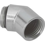 Kaiser 5717 Winkel 45° Ms mit Innen-/Aussengewinde Anschlussgewinde M16x1.5 / M16x1.5 50 Stück 