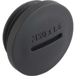 Kaiser 8845.40 Verschlussschraube Kst. M40x1.5 Schwarz RAL 9005 