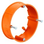 Kaiser 9155-72 Hohlwand Putzausgleich-Ring h=24 mm Schraubabstand 67 mm mit Geräteschrauben 
