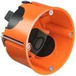 Kaiser 9263-22 Hohlwand Gerätedose O-range ECON® 63 luftdicht mit Geräteschrauben Tiefe 48 mm 