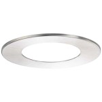 Kaiser 9301-03 Einbaugehäuse ThermoX® Dekorblende mattnickel Außendurchmesser Ø 125 mm Öffnungsmaß Ø 68 / 75 mm 