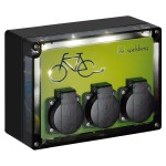 Spelsberg TG BCS 3 LED Fahrradladestation mit Sonderschrauben 20003401 