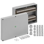 Spelsberg RK 4/100-100x4² Reihenklemmengehäuse grau 100 Klemmen IP54 61510001 