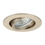 Brumberg 0063.63 Einbaustrahler GX5,3/ max. 50W rund schwenkbar champagner matt IP20 
