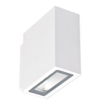 Brumberg 10013173 LED-Wandanbauleuchte 2 x 3W 230V AC 50 Hz 3000K IP54 strukturweiss rec 