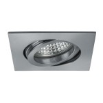 Brumberg 1181.22 Einbaustrahler GX5,3/ max. 50W quadratisch schwenkbar edelstahl Material 