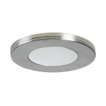 Brumberg 12164153 LED-Einbaudownlight 12V DC 2,6W 120° 3000K rund starr nickel matt IP2 