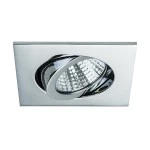 Brumberg 12252023 LED-Einbaustrahler 350 mA 3W 38° 2700K quadratisch schwenkbar chrom IP 