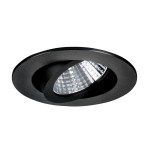 Brumberg 12261083 LED-Einbaustrahler 350 mA 7W 38° 2700K rund schwenkbar schwarz IP20 