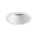 Brumberg 12384173 LED-Einbaudownlight 350 mA 7W 40° 3000K rund starr strukturweiss IP20 