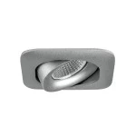 Brumberg 12385683 LED-Einbaustrahler 350 mA 7W 40° 3000K quadratisch schwenkbar strukturs 